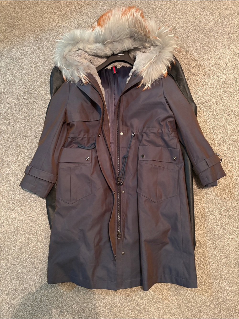 Women’s luxury fur lined parka